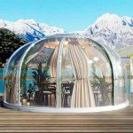 Eco-Friendly Transparent Geodesic Dome Glamping Tent