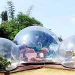 Eco-Friendly Transparent Geodesic Dome Glamping Tent