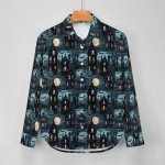 Haunted Mansion Halloween Oversized Blouse for Women