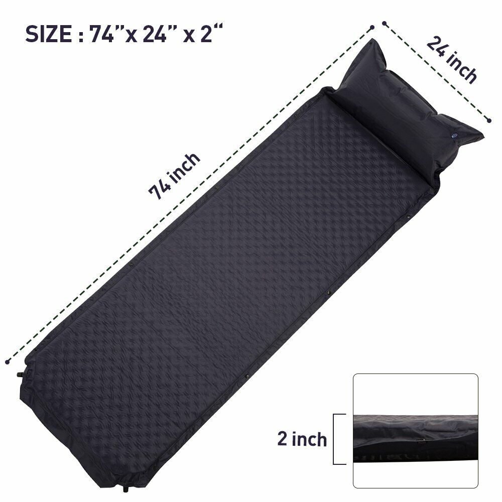 Inflatable Ultralight Air Mattress for Camping & Travel