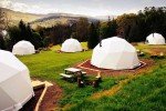 Luxury Waterproof Glamping Round Dome Tent