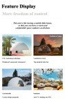 Luxury Waterproof Glamping Round Dome Tent
