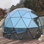Transparent Dome Glamping Tent with Aluminum Frame