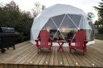 Eco-Friendly Heated Geodesic Dome Camping Tent