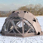 Large Waterproof Geodesic Dome Tent for Glamping