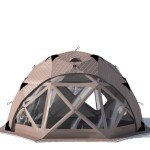 Large Waterproof Geodesic Dome Tent for Glamping