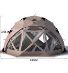 Large Waterproof Geodesic Dome Tent for Glamping