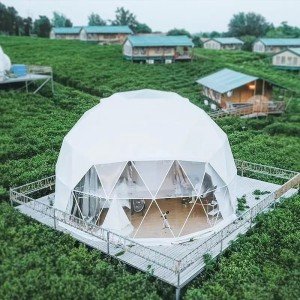 Luxury 5M Geodesic Dome Tent for Glamping