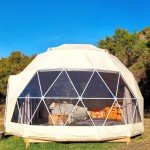Luxury 5M Geodesic Dome Tent for Glamping