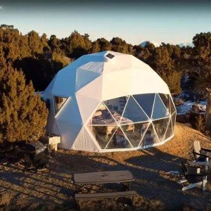 Luxury 6M Geodesic Dome Tent for Glamping