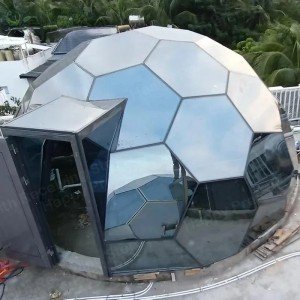 Luxury 6M Outdoor Geodesic Dome Tent