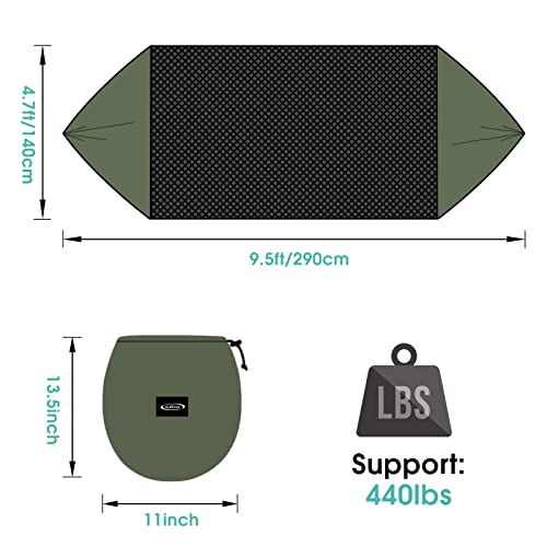 G4Free Double Camping Hammock with Mosquito Net