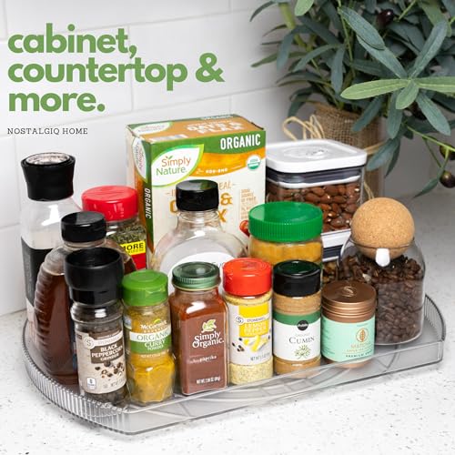 Nostalgiq 360° Rotating Lazy Susan Fridge Organizer Solution