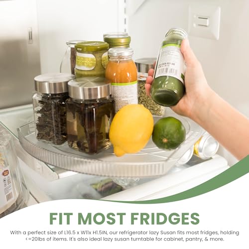 Nostalgiq 360° Rotating Lazy Susan Fridge Organizer Solution