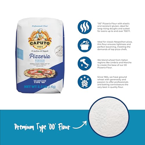 2-Pack Antimo Caputo Pizzeria 00 Flour Blue - 4.4 LBS