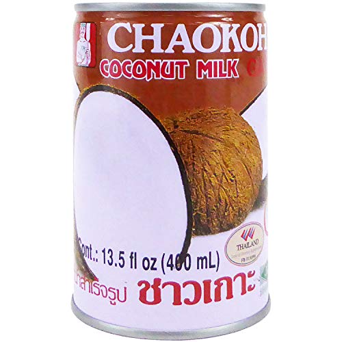 Chaokoh Unsweetened Coconut Milk 6 Pack - Premium Thai Vegan Milk
