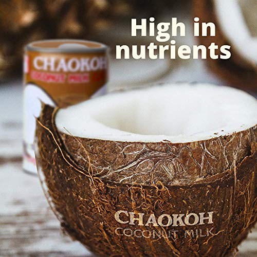 Chaokoh Unsweetened Coconut Milk 6 Pack - Premium Thai Vegan Milk
