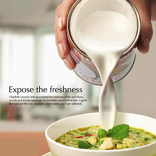 Chaokoh Unsweetened Coconut Milk 6 Pack - Premium Thai Vegan Milk