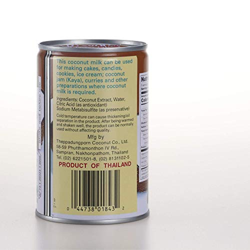 Chaokoh Unsweetened Coconut Milk 6 Pack - Premium Thai Vegan Milk