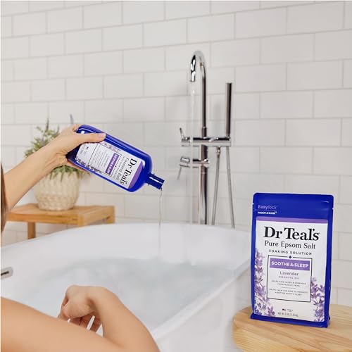 Dr Teal's Lavender Foaming Bath, 34 fl oz, Pack of 4