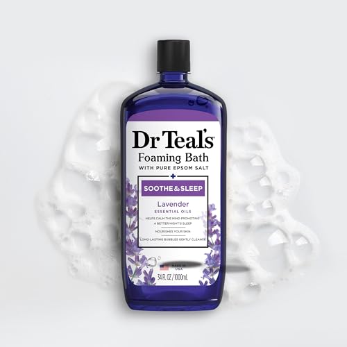 Dr Teal's Lavender Foaming Bath, 34 fl oz, Pack of 4