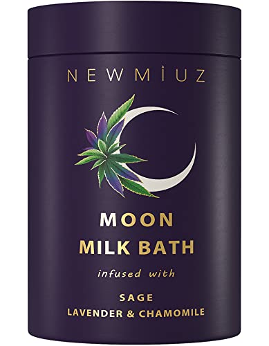 Lavender Chamomile Moon Milk Bath Soak - Spiritual Stress Relief for Women