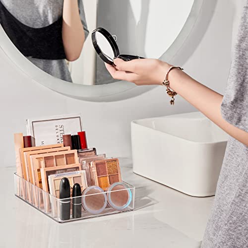 7 Section Makeup Palette Organizer for Vanity Storage