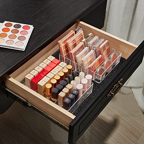 7 Section Makeup Palette Organizer for Vanity Storage