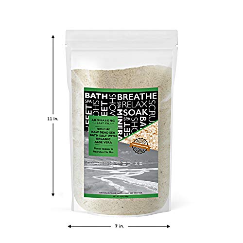 5 lbs Raw Dead Sea Salt with Organic Aloe