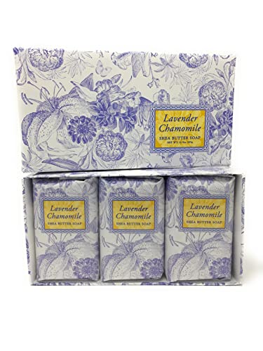Greenwich Bay Shea Butter Soap, Lavender Chamomile, 3 Pack
