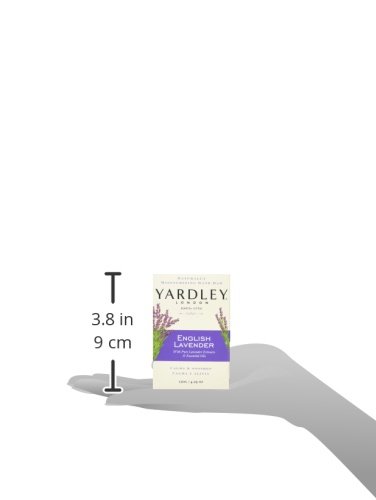 Yardley London English Lavender Essential Oils Soap Bar, 4.25 oz