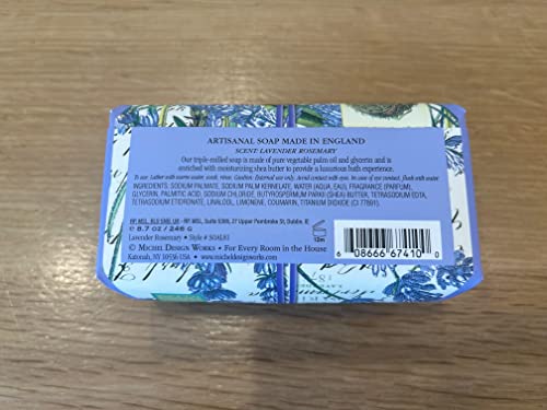 Large Bath Soap Bar: Lavender Rosemary by Michel Design