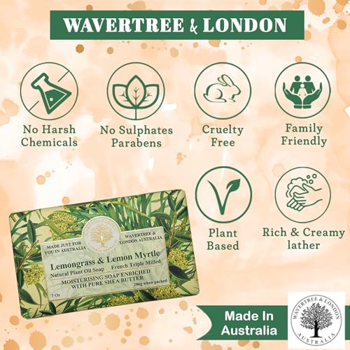 Wavertree & London Lemongrass & Lemon Myrtle Soap Bars