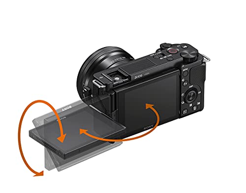 Sony Alpha ZV-E10 Vlog Camera Kit - Black