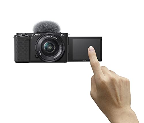 Sony Alpha ZV-E10 Vlog Camera Kit - Black