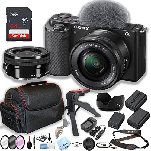 Sony ZV-E10 Mirrorless Camera Bundle with Accessories