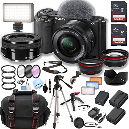 Sony ZV-E10 Mirrorless Camera Bundle with Accessories