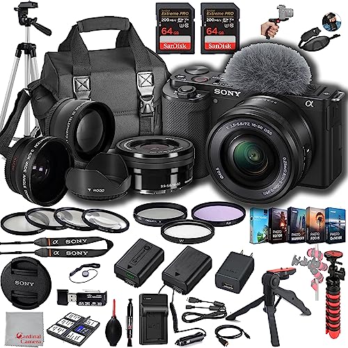 Sony ZV-E10 Mirrorless Camera Bundle with Accessories