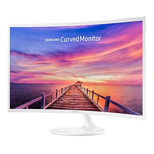 Samsung 27in White Super-Slim Curved 1080p LED Monitor