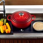 Le Creuset Signature Sauteuse Oven, 3.5 qt., Cerise