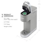 Keurig K-Mini Plus Coffee Maker in Studio Gray