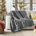 Beautyrest Reversible Sherpa Electric Blanket, Zero EMF, Multi Heat Setting