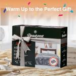 Beautyrest Reversible Sherpa Electric Blanket, Zero EMF, Multi Heat Setting