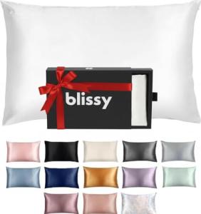 Luxurious Blissy Silk Pillowcase - Silk for Hair & Skin