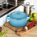 Le Creuset Mini Round Cocotte with Flower Lid