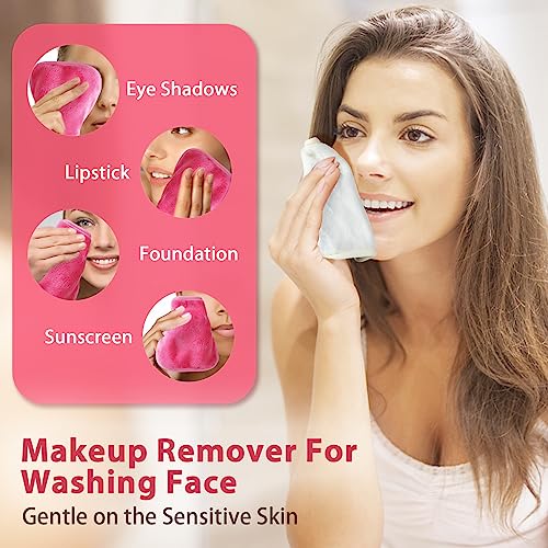 NATWAG Reusable Makeup Removing Microfiber Cloth for Sensitive Skin