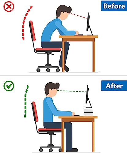 Clear Acrylic Monitor Stand Riser for Multi Media Storage