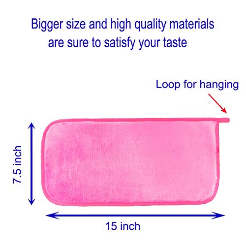 Makeup Remover Towel (6 Pack), Reusable Microfiber Cloth