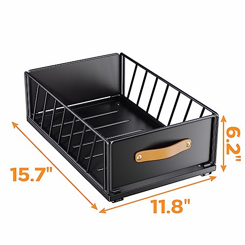 Adhesive Cabinet Organizer: Heavy Duty Pantry Shelves Drawer
