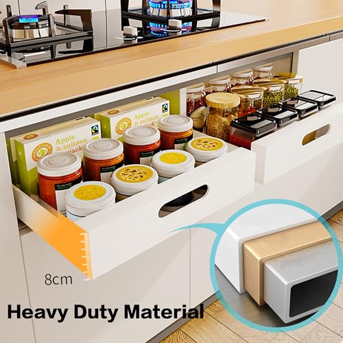 2 Pack Pull Out Cabinet Organizer with Adhesive